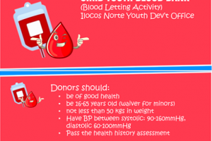 Ilocos youth urged to donate blood